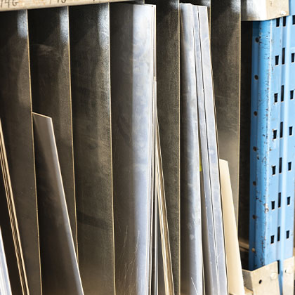 Des feuilles de métal classer.